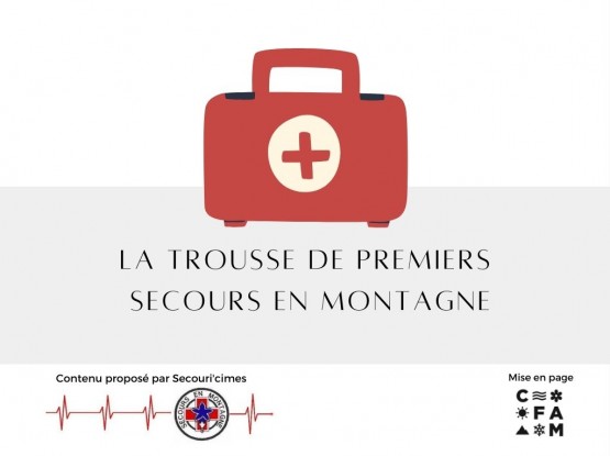 La trousse de secours en montagne